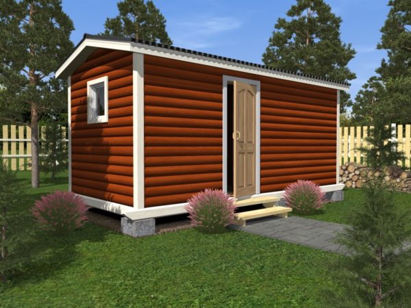 Мобильная баня 5х2,2