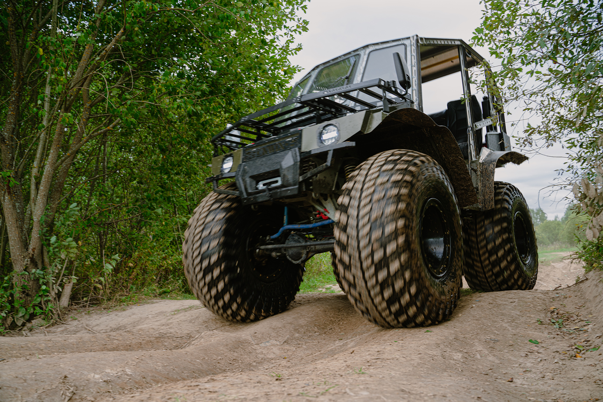 Тест-драйв с обучением вездеходного мастерства